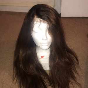 Brown highlights wig BRAND NEW